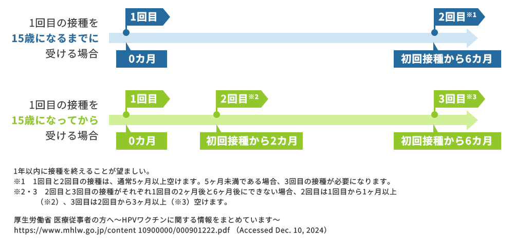 接種時期やスケジュール